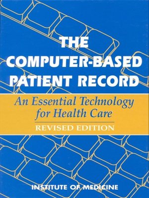cover image of The Computer-Based Patient Record